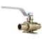 Apollo 3/4 in. Brass PEX Barb Ball Valve with Drain and Mounting Pad APXV34WD - alternate 4